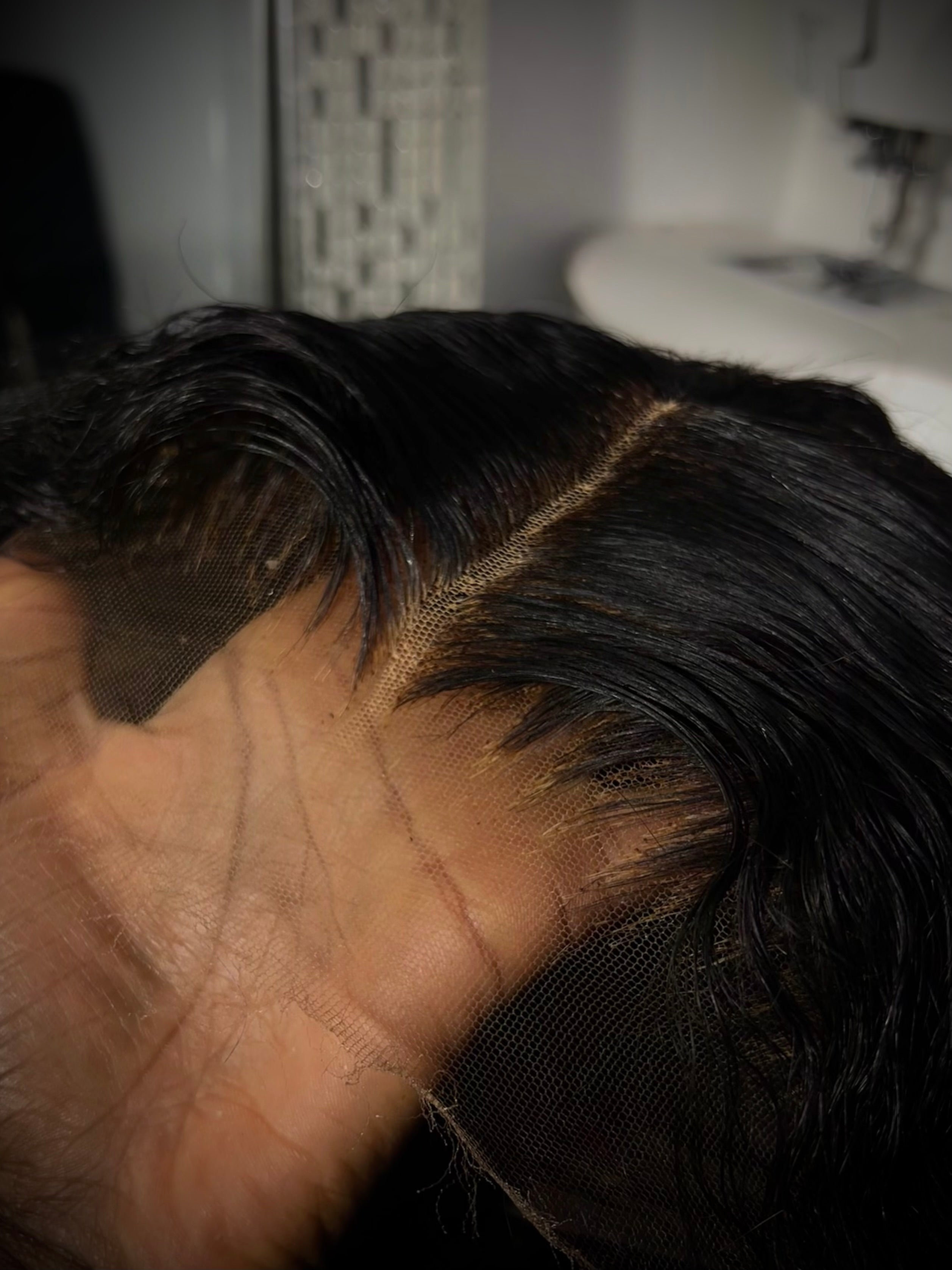 Straight 5x5 full frontal human hair HD wig