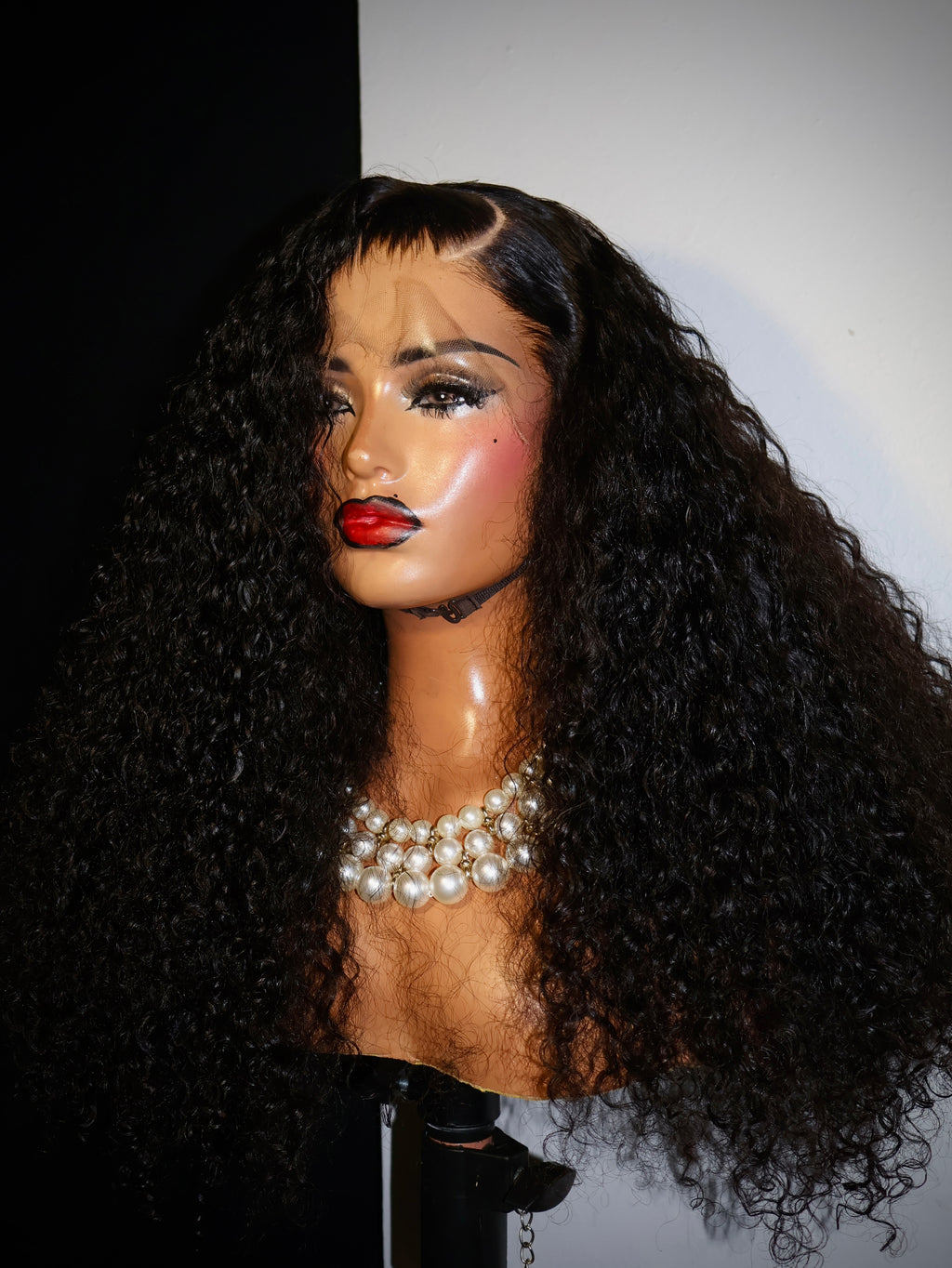 Curly 13x4 full frontal human hair HD lace Wig
