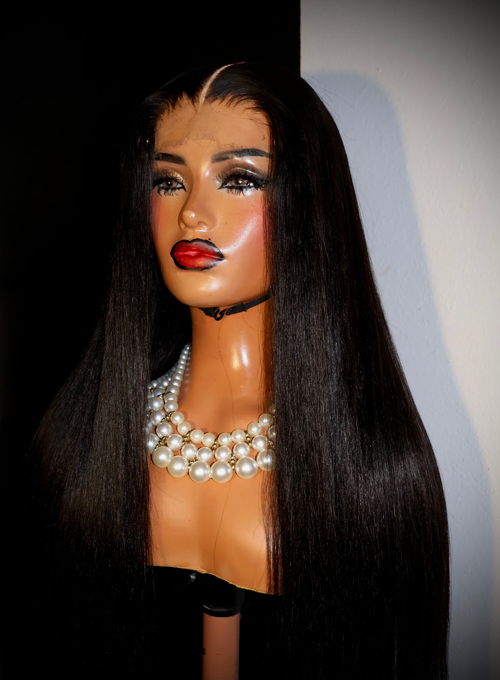 Straight 13x6 full frontal human hair HD lace wig