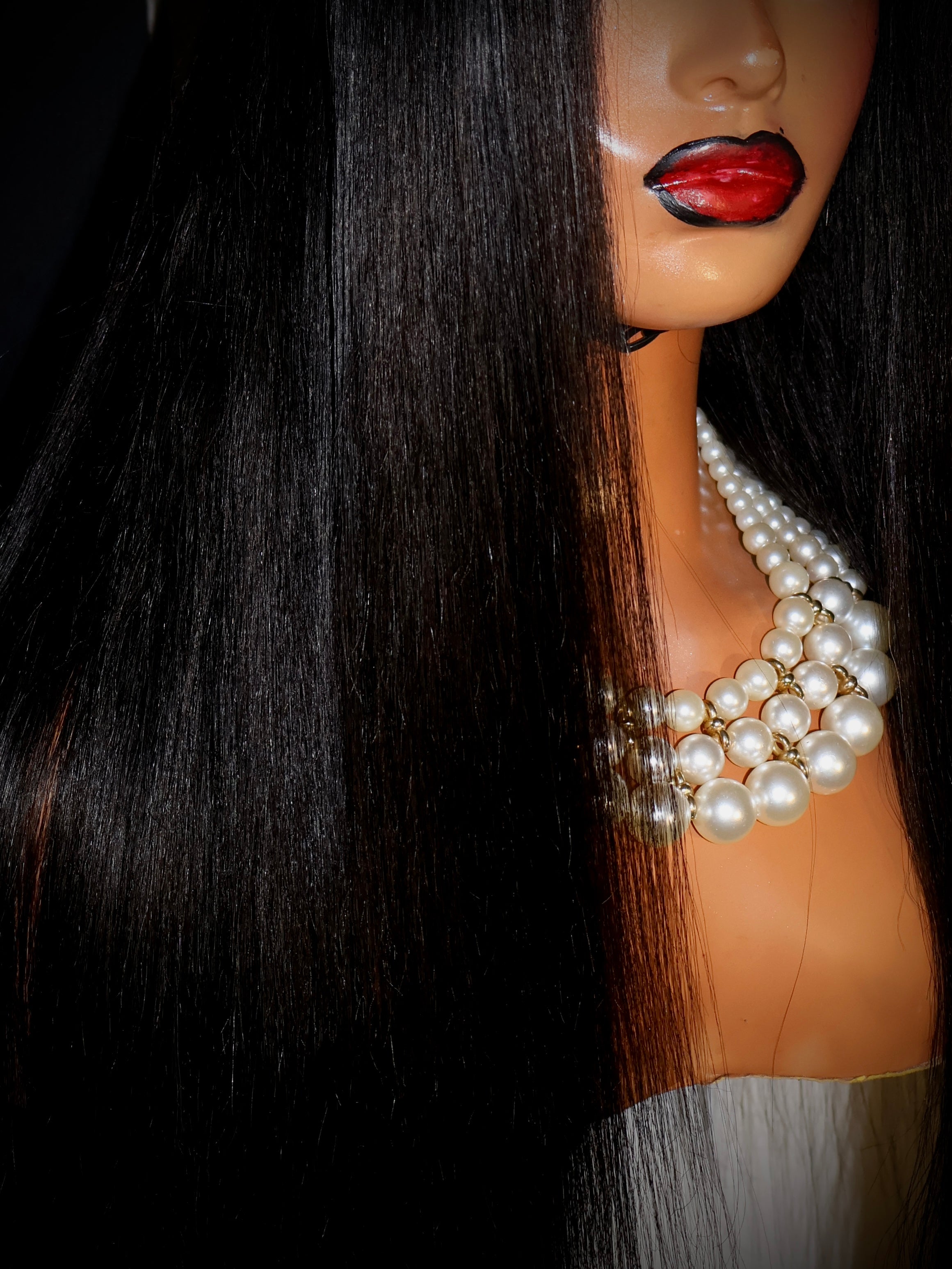 Straight 13x6 full frontal human hair HD lace wig