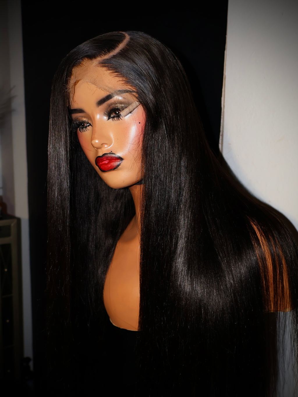 Straight 5x5 full frontal human hair HD wig