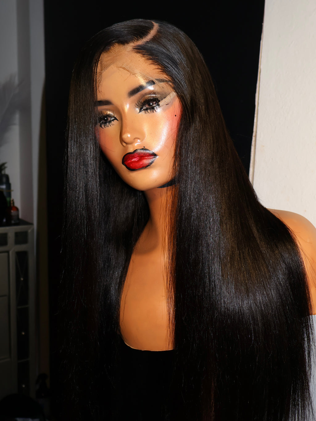 Straight 5x5 full frontal human hair HD wig